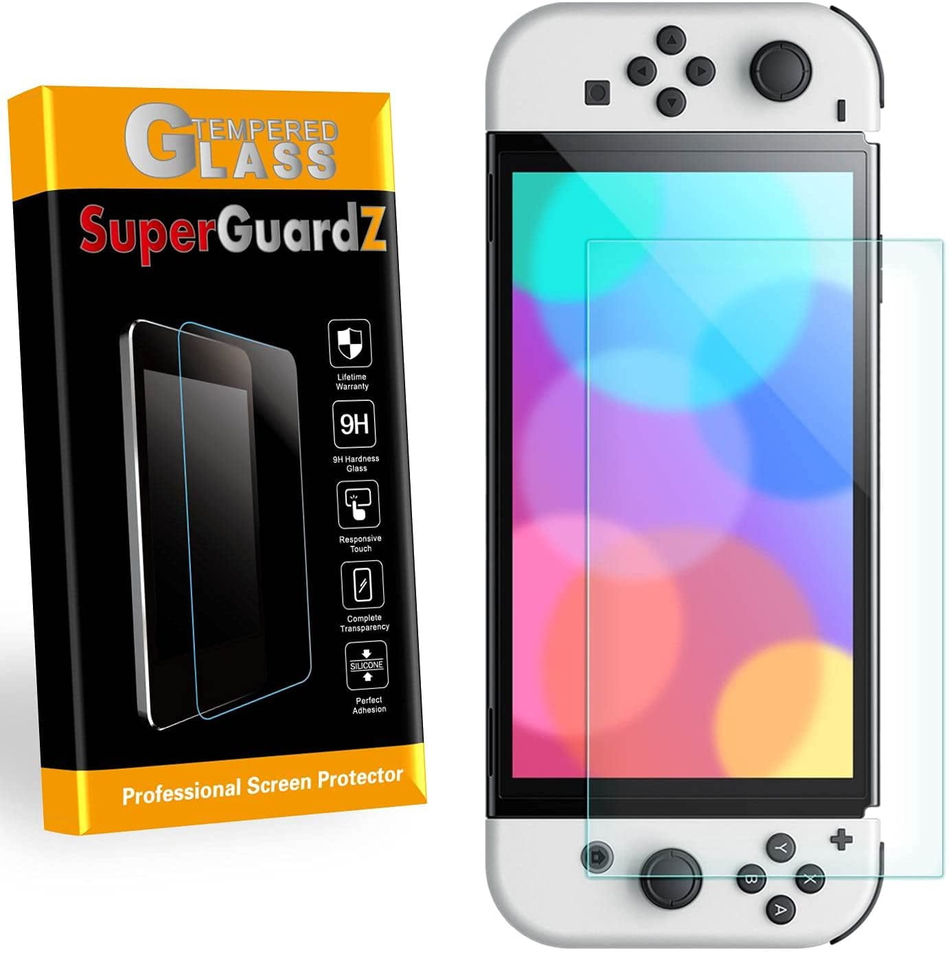 3-Pack Switch 2 Tempered Glass Screen Protectors - Anti-Bubble 9H Hardness