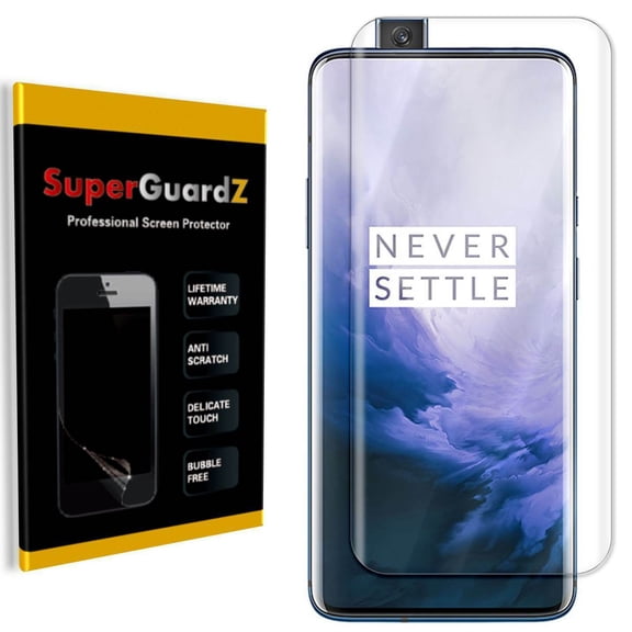 [2-Pack] For OnePlus 7 Pro - SuperGuardZ [FULL COVER] Clear Screen Protector + 2 Stylus Pen