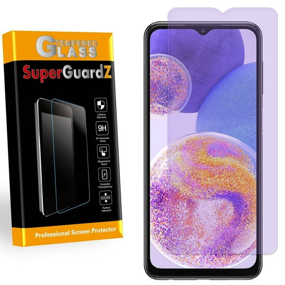 [2-Pack] For Samsung Galaxy A23 - SuperGuardZ Anti Blue Light [Eye Protection] Tempered Glass Screen Protector, Anti-Scratch, 9H Hardness