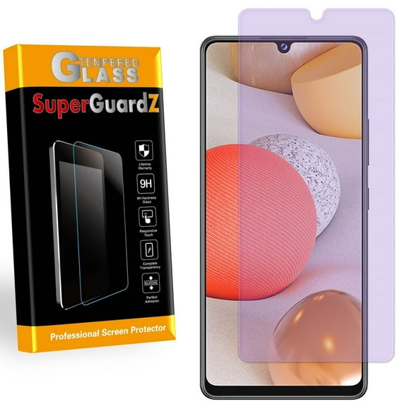 [2-Pack] For Samsung Galaxy A42 5G - SuperGuardZ Anti Blue Light [Eye Protection] Tempered Glass Screen Protector, Anti-Scratch, 9H Hardness