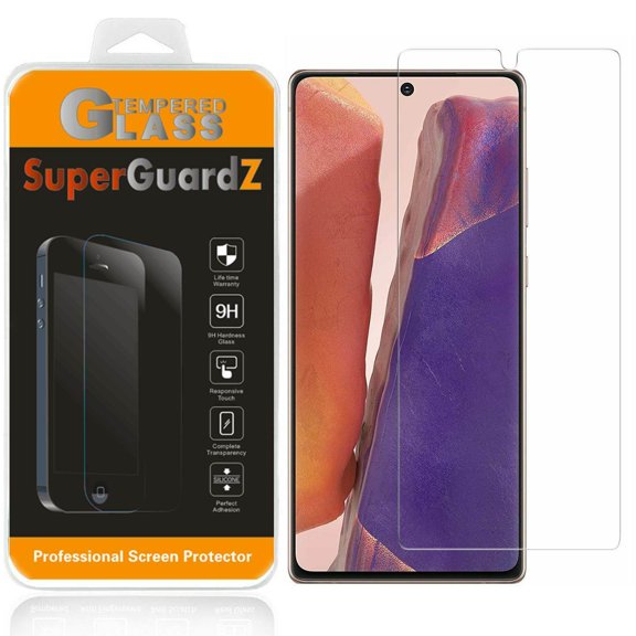 [2-Pack] For Samsung Galaxy Note 20 - SuperGuardZ Tempered Glass Screen Protector, Anti-Scratch, 9H Hardness, Anti-Bubble, Anti-Shock