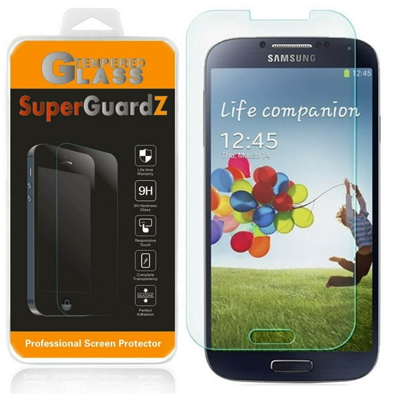 [2-Pack] For Samsung Galaxy S4 - SuperGuardZ Tempered Glass Screen Protector, 9H, Anti-Scratch, Anti-Bubble, Anti-Fingerprint