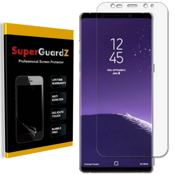 [2-Pack] For Samsung Galaxy S9 - SuperGuardZ [FULL COVER] Screen Protector, Case Friendly, HD Clear, Anti-Scratch, Anti-Bubble [Wet Apply, Easy to install]