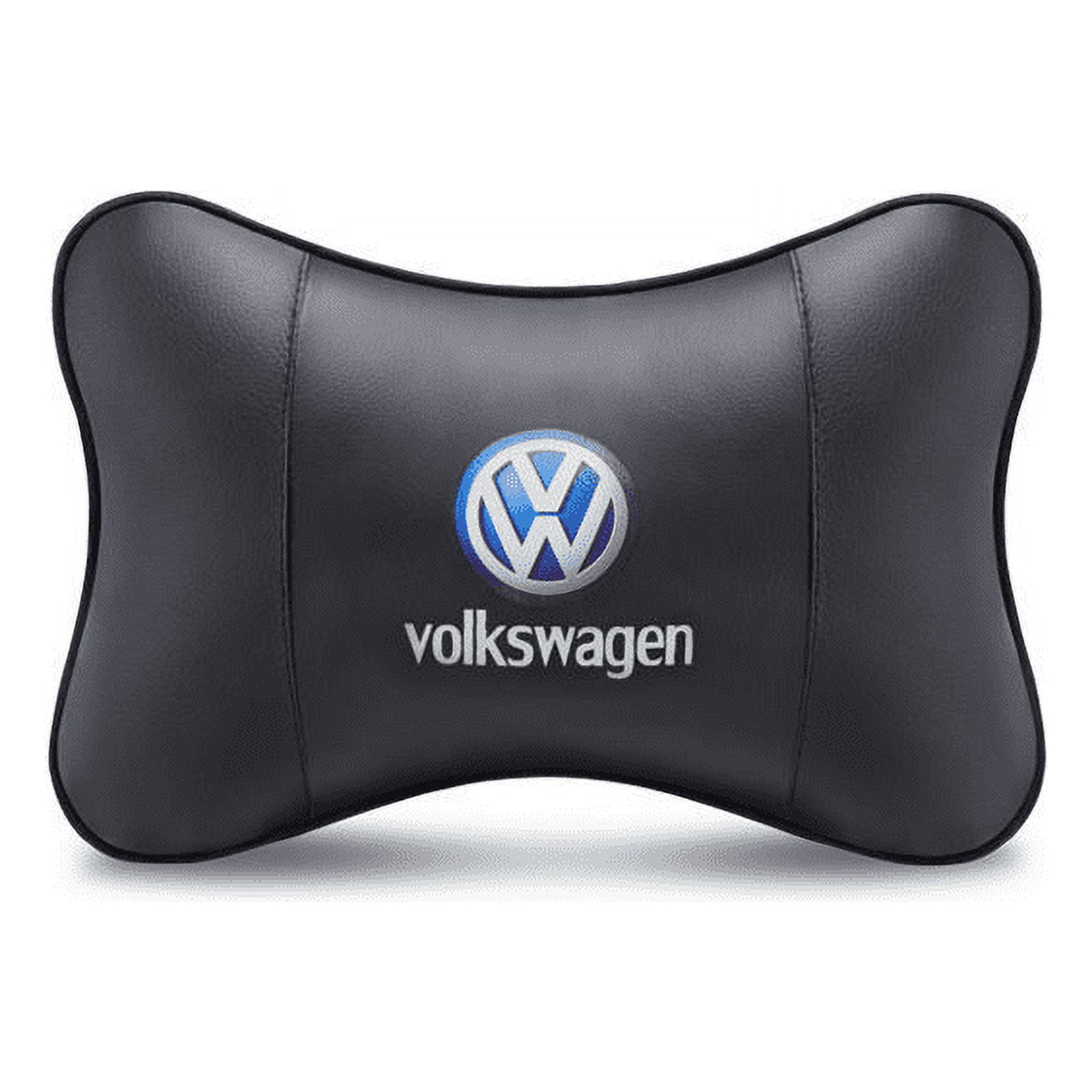 Velvet Car Seat Headrests Cylindrical Neck Protection Pillow For GTI  Volkswagen Polo T5 Golf Passat Magotan Touran GTD CC Jetta