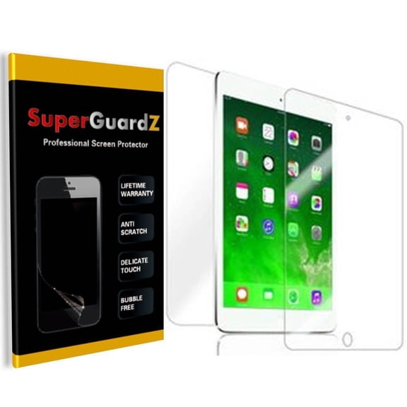 [2-Pack] For iPad Mini 3 / Mini 2 / Mini 1 - SuperGuardZ FULL BODY [Front + Rear] Ultra Clear Screen Protector, Anti-Scratch, Anti-Bubble