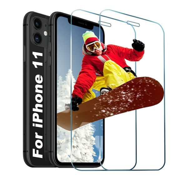 [2 Pack]For iPhone 11 / XR Screen Protector,Sensor Protection,Case Friendly Tempered Glass Film[9H Hardness] for iPhone 11/XR