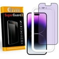 thumbnail image 1 of [2-Pack] For iPhone 12 Pro Max - SuperGuardZ Anti Blue Light [Eye Protection] Full Cover Tempered Glass Screen Protector, 9H, Anti-Scratch + Installation Tray, 1 of 9