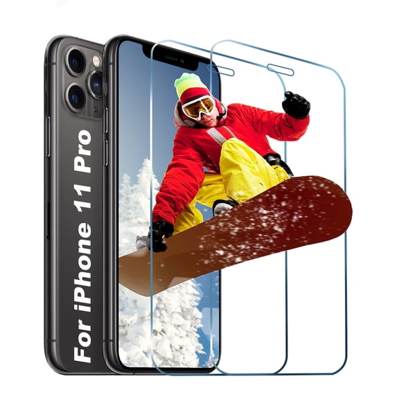 [2 Pack]For iPhone X/XS Screen Protector,Sensor Protection,Case Friendly Tempered Glass Film[9H Hardness] for iPhone X/XS