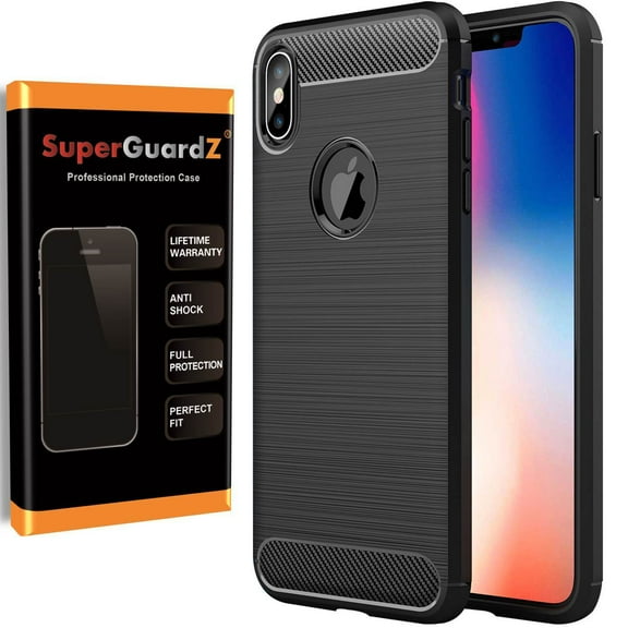 [2-Pack] For iPhone XS Max Case, SuperGuardZ Slim Heavy-Duty Shockproof Protection  Armor Shield Guard