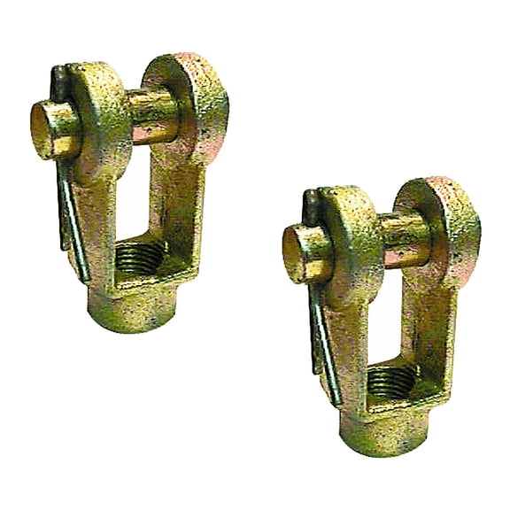 2 Pack Forged Brake Clevis - 5/8"-18 Thread, 1/2" Pin Replaces OEM 1245C185 136-959-R 19105 228790 5554829201 745228790 KN36470 R810012 R8708897