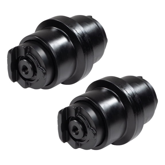 2 Pack Forged Mini Excavator Track Bottom Roller for 9237937 Compatible with Deere 27C,27D,27ZTS,35D, 35C, 35G,New Holland E27, Zaxis 35U-5N, ZAXIS 35U-3 Hitachi, ZAXIS35U-2