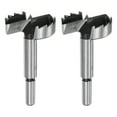 thumbnail image 1 of 2 Pack Forstner Drill Bit 1-57/64"(48mm) High-Speed Steel Multi-tooth Forstner Bit for Wood Plywood Plastic Drill Tool, 1 of 6
