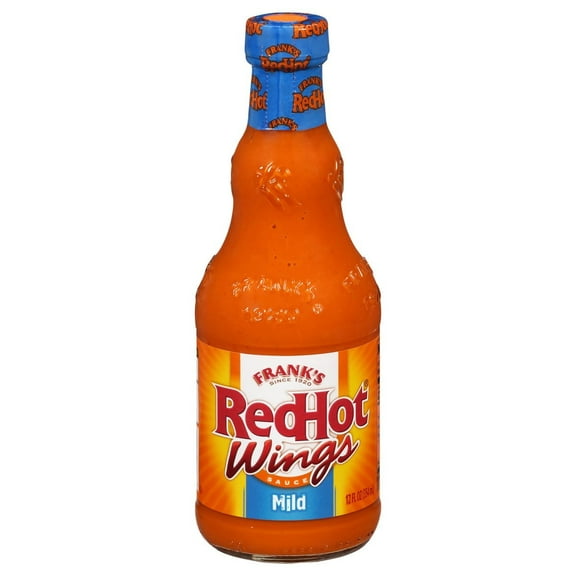 ( 2 Pack ) Frank's RedHot Red Hot Mild Wings Sauce, 12 Fl Oz