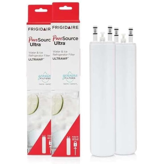 2-Pack Frigidaire ULTRAWF PureSource Ultra Water Filter, Replacement Cartridge for Frigidaire RefrigeratorsWhite