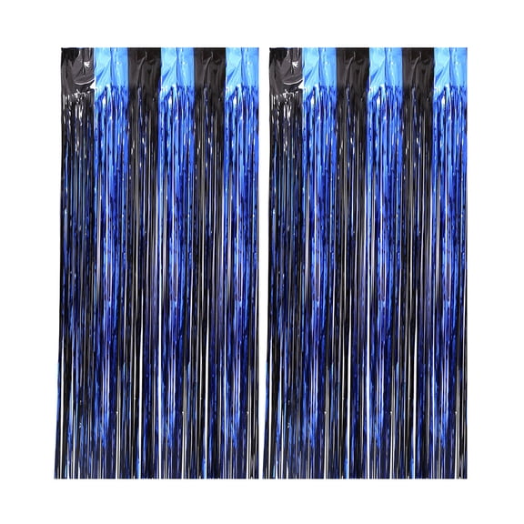 2 Pack Fringe Curtain Party Backdrop Decor for Halloween Thanksgiving Party Fall Harvest Party Decor