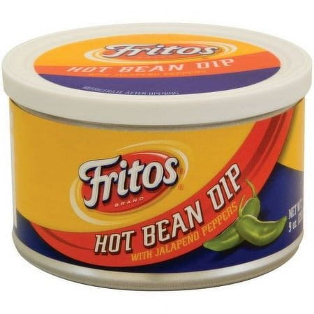 2 Pack - Frito Lay Dip Hot Bean With Jalapeno Peppers 9 oz Package May Vary