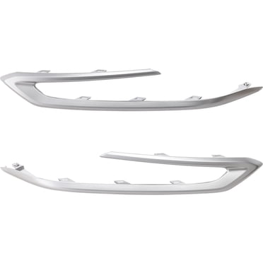 Front Bumper Trim Set For 2021-2023 Ford F-150 – Primed Driver & Passenger Side, ML3Z17E810AA