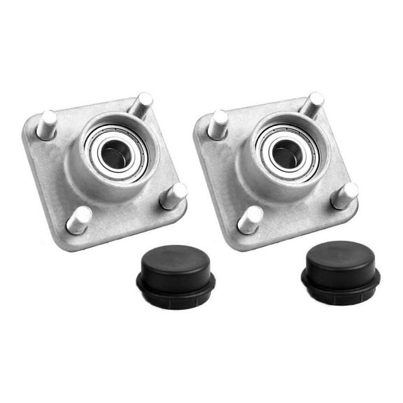 2 Pack Front Wheel Hub Assembly for Club Car DS + Precedent 2003+ Golf Carts 102357701