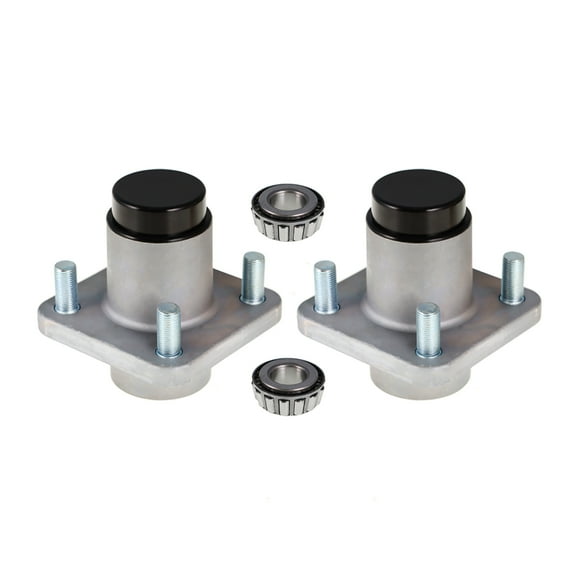 2-Pack Front Wheel Hubs Bearings Seals Kit Fit for DS 1982-2002 Golf Cart Club Car 11011102 1011153 1011889 1011892 1011894