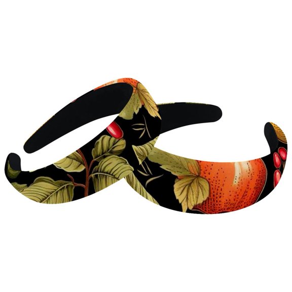 2 Pack Fruit Headbands -Wide Fashion Head Bands for Women and Girls
