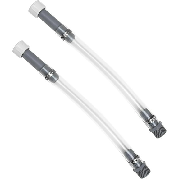 2-Pack Fuel Jug Hose - 5 Gallon Gas Can Hose Replacement with Upgraded Filter Design - Compatible with 5.5 & 3 Gallon Jugs - Easy Pour, No Spills