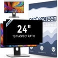 thumbnail image 1 of [2 Pack]Fully Removable 24 Inch Privacy Screen Filter for 16:9 Widescreen Computer Monitor, Desktop PC, Eye Protection Anti Glare Blue Light Filter Privacy Shield, Anti Spy Screen Film 24 In, 1 of 10