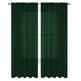 thumbnail image 1 of 2 Pack Fully Stitched Sheer Window Curtain Panel Drapes 63" 84" 95" 108" 120"L, 1 of 2
