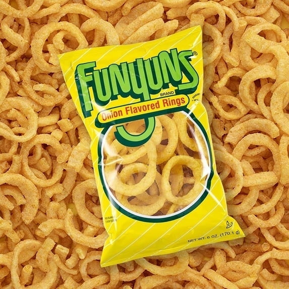 2 Pack Funyuns Onion Flavored Rings Regular, 2oz Bag