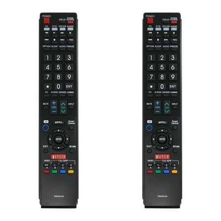 2-Pack GB005WJSA Remote Control Replacement - Compatible with Sharp LC60LE640U TV