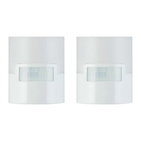 2 Pack GE 12201 Ultrabrite Motion-Activated LED Night-Light