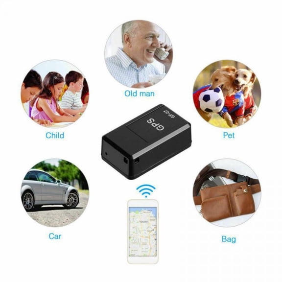 2 Pack GF07 Magnetic Mini Car GPS Tracker Real Time Tracking Locator Device Voice Record Anti-lost Anti-theft