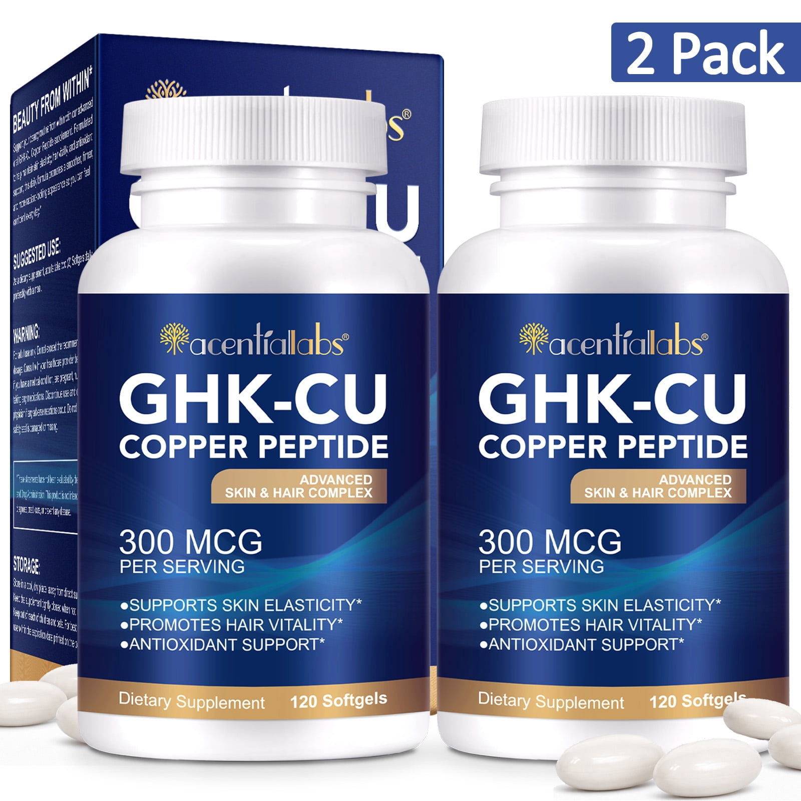 ghk-cu peptide prescription 2 Pack Supplement with Biotin & Ceramides, Hydration & Antioxidants, 120 Softgels Liraglutide, semaglutide, and tirzepatide Size:100 ml Shop All