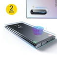 thumbnail image 1 of [2 Pack] Galaxy Note 10 6.3" Tempered Glass Screen Protector & Camera Lens Protector, Allytech Full Coverage HD Clear Support Fingerprint Sensor Bubble Free Anti-Scratch for Samsung Galaxy Note 10, 1 of 8
