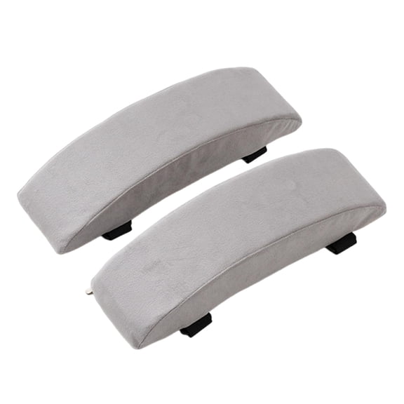2 Pack Gaming Chair Armrest Cover Arm Padding Ergonomic Velvet Cushion for Home Office Computer Chairs