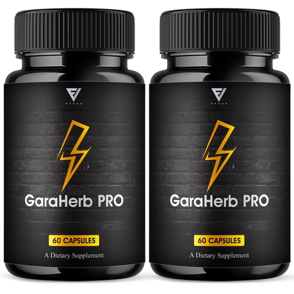 (2 Pack) Garaherb Pro Premium Performance Capsules, Garaherb Pills (120 Capsules)