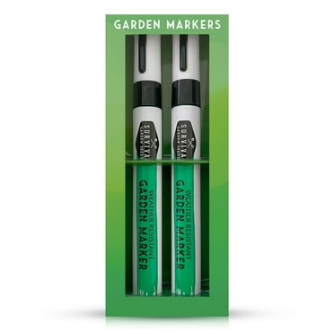2 pack Garden Markers - Fade Resistant, Waterproof Black Ink, Great for Annual Vegetables