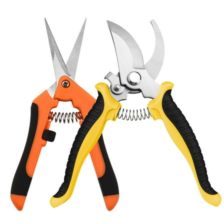 2 Pack Garden Pruning Shears for Flower and Plant Trimming