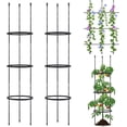 thumbnail image 1 of 2 Pack Garden Trellis and Tomato Cages, Deaunbr Plant Supports Plant Trellis for Climbing Plants Indoor Outdoor, DIY Tomatoes Cage Potted Plant Support Stakes for Vegetable, Rose, Bean, Pots, Clemati, 1 of 6