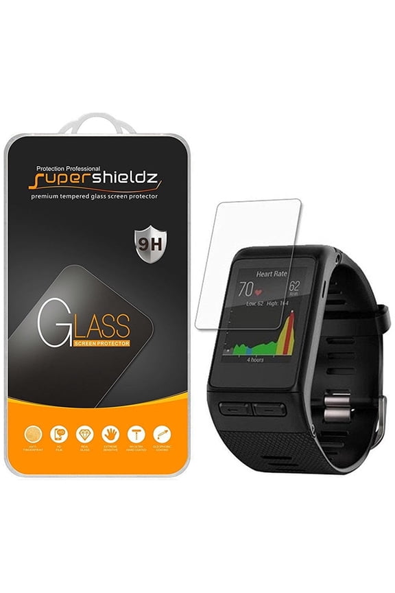 [2-Pack] Garmin Vivoactive HR Tempered Glass Screen Protector, Anti-Scratch, Anti-Fingerprint, Bubble Free