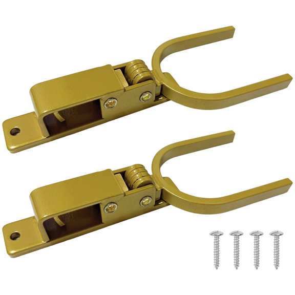 2 Pack Gate Latch, Fast Action Lock, Single Hand Fence Door Catch for Wood Post and Tube Frame, Farm Yard Ranch Protection