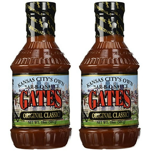( 2 Pack ) Gates Original Classic Bar-B-Q Sauce - 18oz