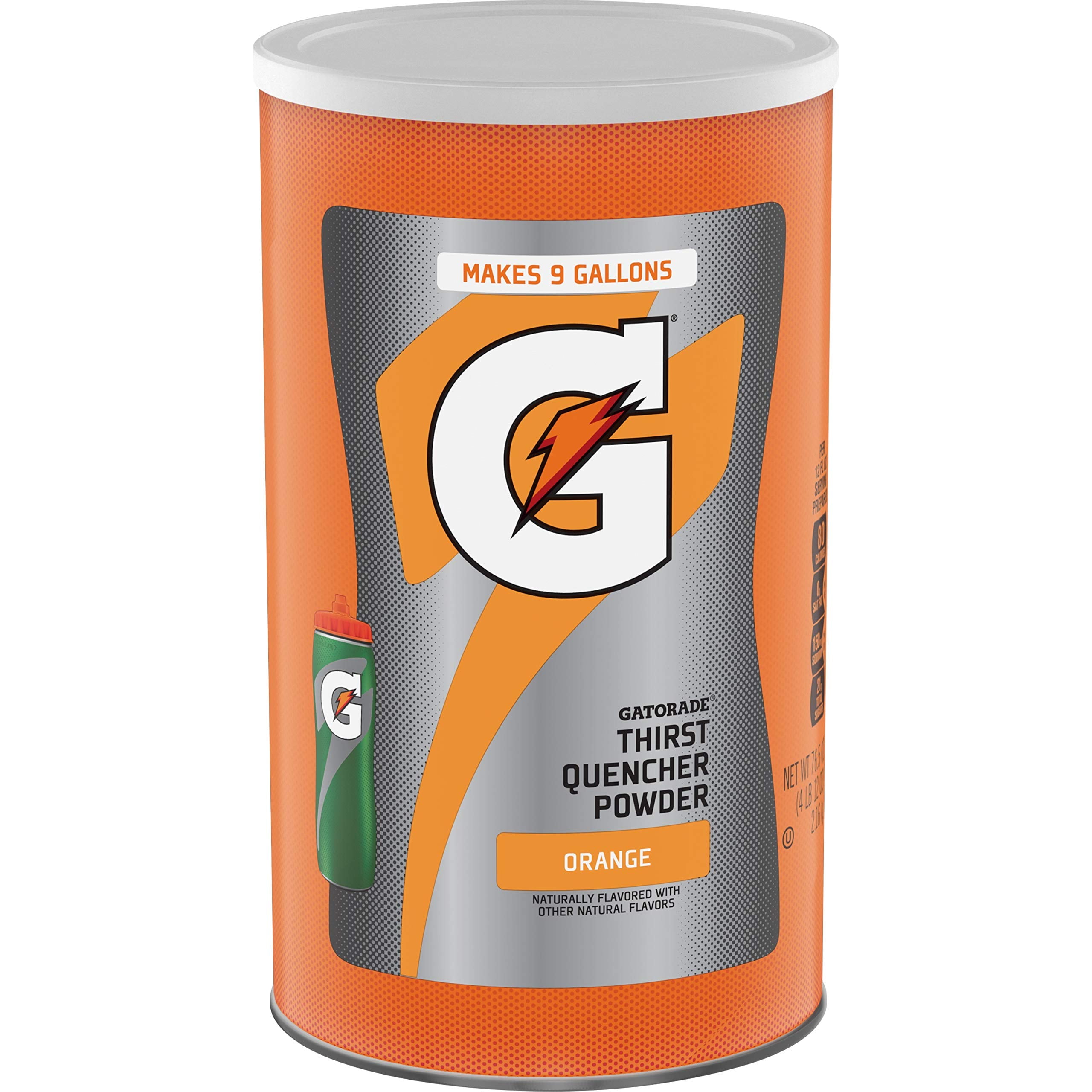 2 Pack-Gatorade Thirst Quencher Powder, Orange, 76.5 Oz Packaing may&nbsp;vary