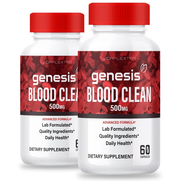 (2 Pack) Genesis Blood Clean Capsules - Genesis Blood Clean Capsules