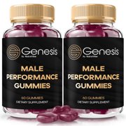 2 Pack Genesis Gummies   Original Genesis Gummy with a Natural Daily Blend for Energy & Wellness | Great-Tasting, Easy-to-Chew Supplement 120 Gummies