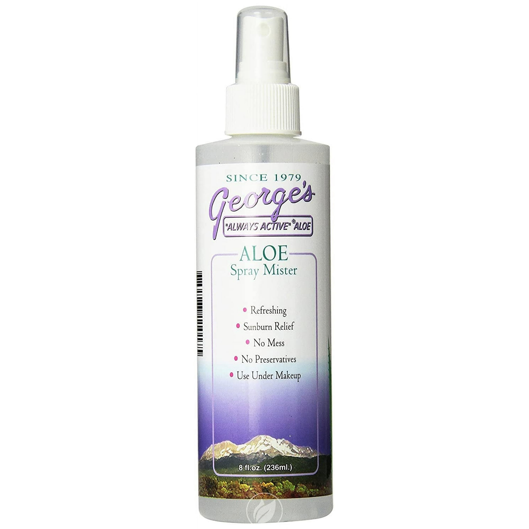 George's Aloe Vera Spray Mister Refreshes and Nourishes Skin, Always Active  Aloe 8 Oz - Walmart.com
