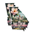 thumbnail image 1 of (2 Pack) Georgia State Shape Stickers - GA State Sticker - Choose from 50 States - 5 Inches On Longest Side - Premium Vinyl - for Cars, Skateboards, Laptops - Made in USA - BMCS1246, 1 of 7