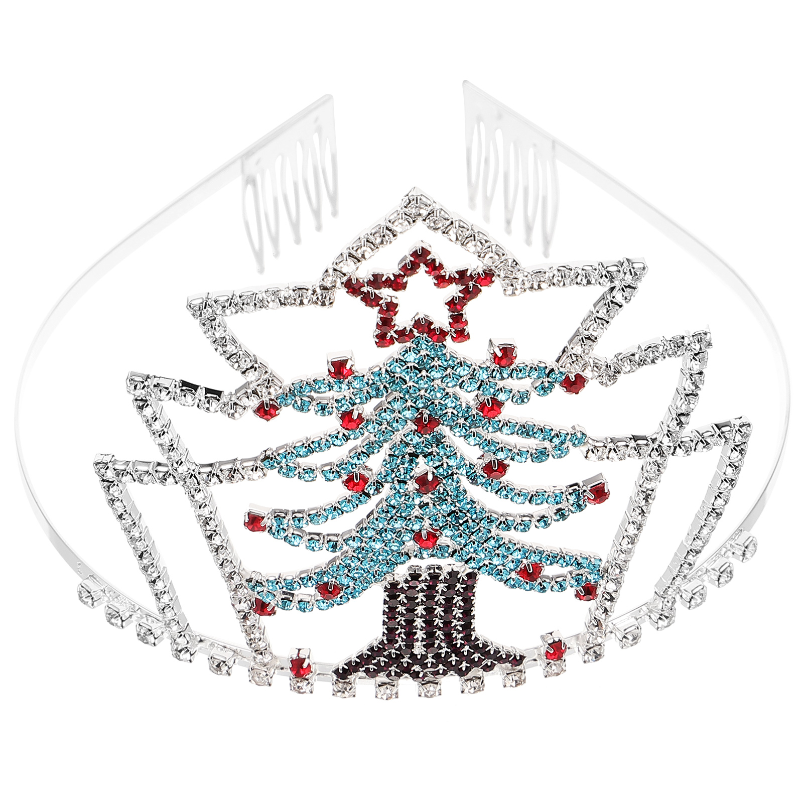 2 Pack Gift Head Band Christmas Headwear Christmas Tree Pattern