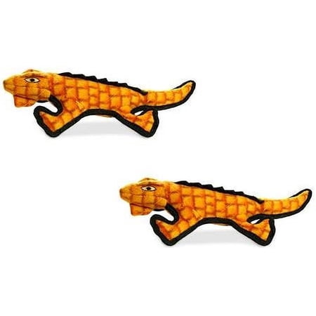 ® : 2 Pack Gila Monster Dog Toy: Ultra Durable Plush Toy with Multiple Layers & Reinforced Seams, Washable and Floats, Original Construction
