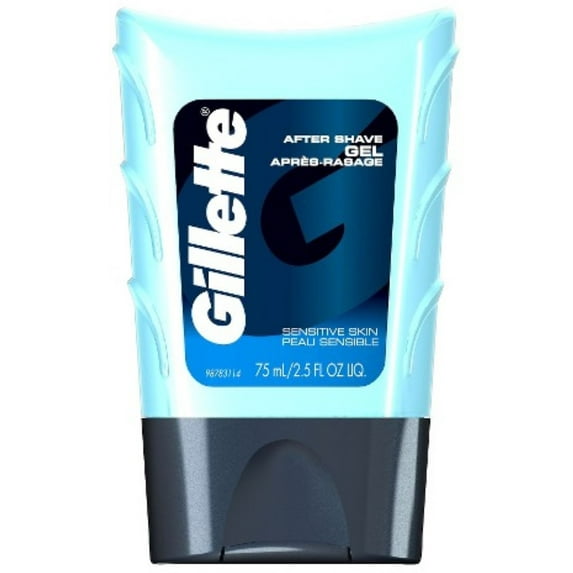 2 Pack , Gillette Aftershave Gel for Sensitive Skin, 2.50 oz