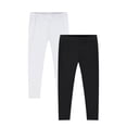 thumbnail image 1 of 2-Pack Girl Leggings Soft Comfortable Kids Leggings in Toddler Leggings 2T-8T Ankle Length, 1 of 9